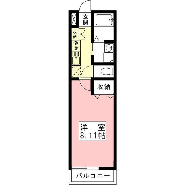 シャトウ清栄の間取り