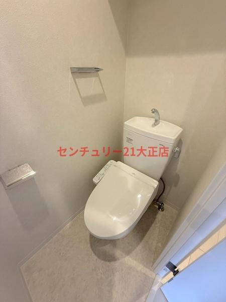 スプランディッド弁天町DUEのトイレ|★温水洗浄暖房便座付き★