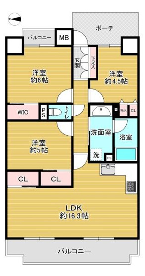 【間取り】 | エスリード門真元町