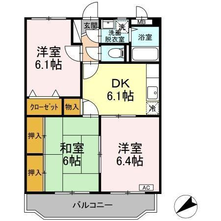 【間取り】 | サザンメトロ　２３３