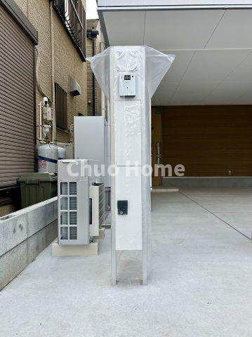 葛飾区青戸7丁目新築分譲住宅の外観|留守中に便利な宅配ボックス完備