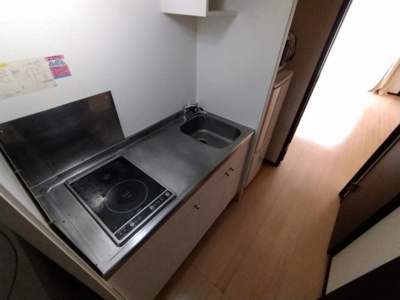 【キッチン】 | レオネクストシャトル杉田Ⅴ | シングルレバー設置　シンク広めです♪