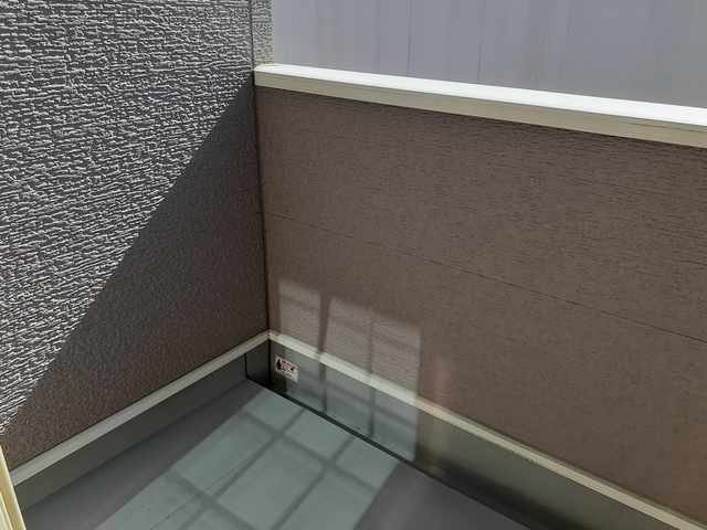 サンリット　カーサのバルコニー