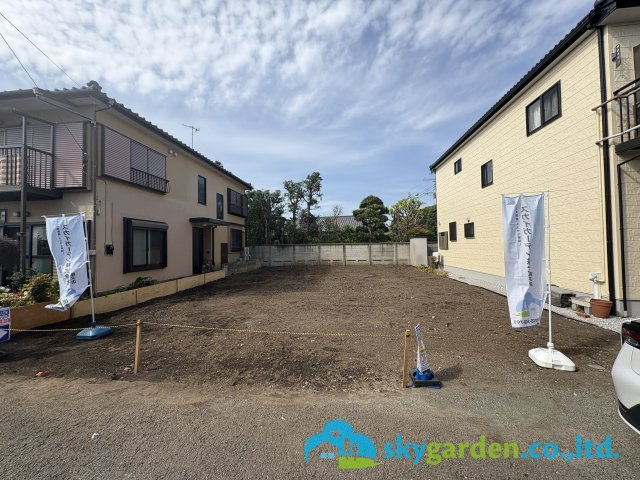 藤沢市長後01期 新築戸建て全1棟の外観|日当たり・地形良好