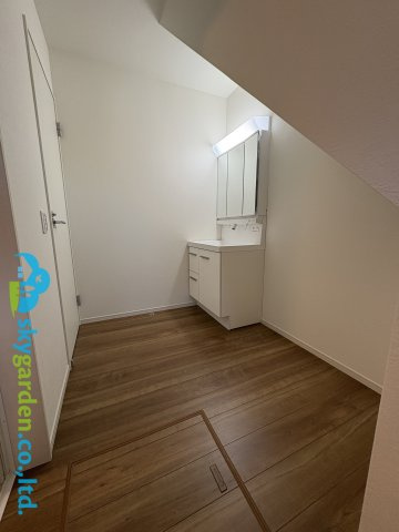 藤沢市石川２期　新築戸建　全３棟３号棟の脱衣所