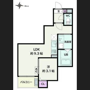 【間取り】 | Jack hosokomeⅠ