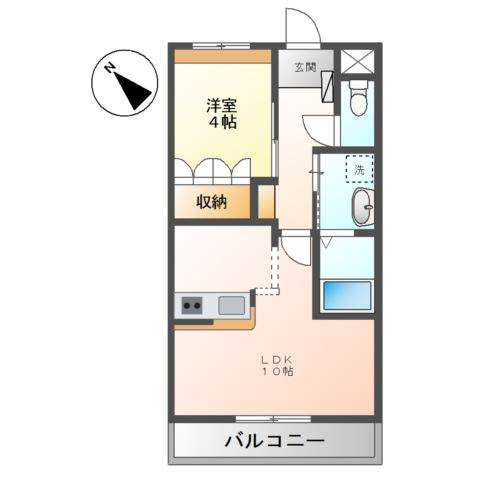 Dear Court川内の間取り