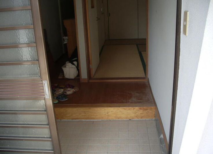 2026/4/2新価格　戸建　高山市桐生町　680万　2026/2/19新価格の玄関