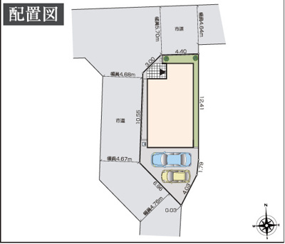 【区画図】 | 座間市新田宿　新築戸建て　全１棟【仲介手数料無料】