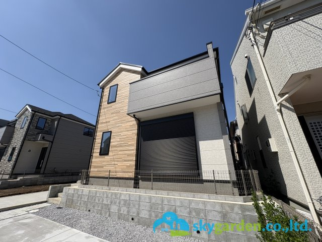 藤沢市石川２期　新築戸建　全３棟４号棟の外観|外観も気になるポイント