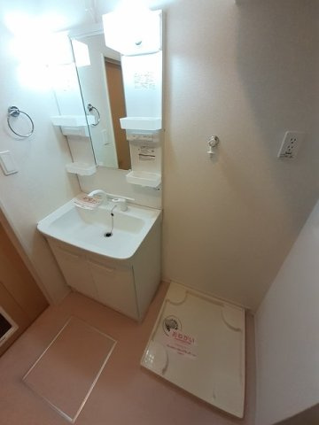 メゾンソレイユの洗面所