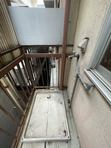 三田ハイツ２階Ｂのバルコニー
