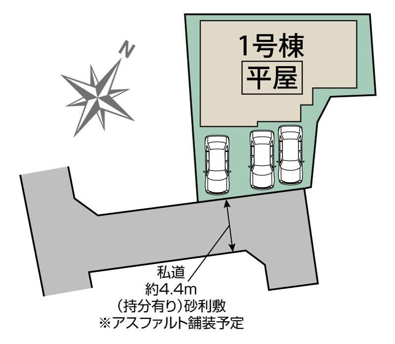 入間市東町4丁目全1棟　新築戸建の外観