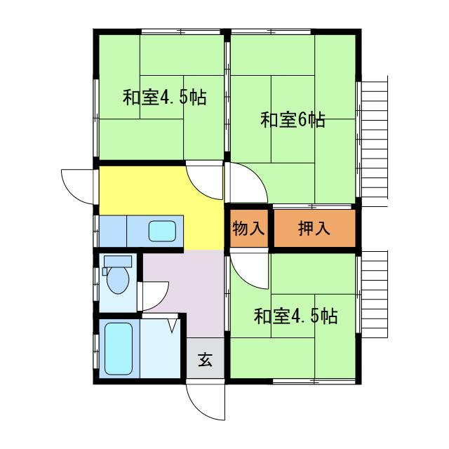 池田アパートの間取り
