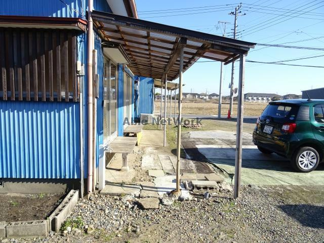 池田アパートの庭|縁側
