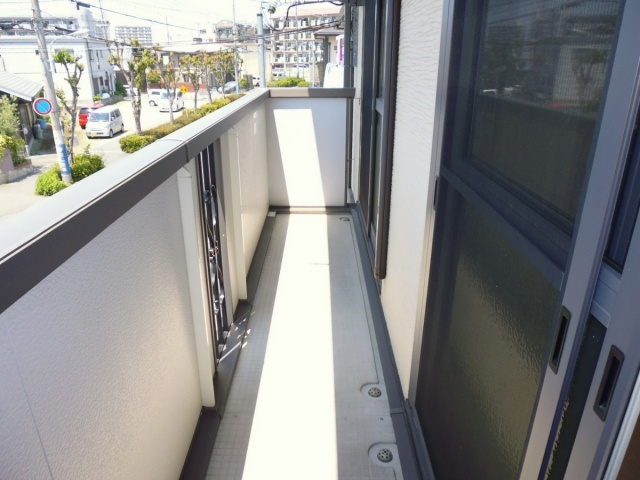 I－RiverＣourt E棟のバルコニー