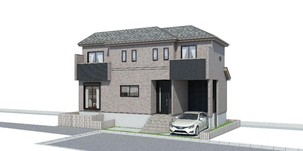 戸建 狭山市中央２丁目の外観パース