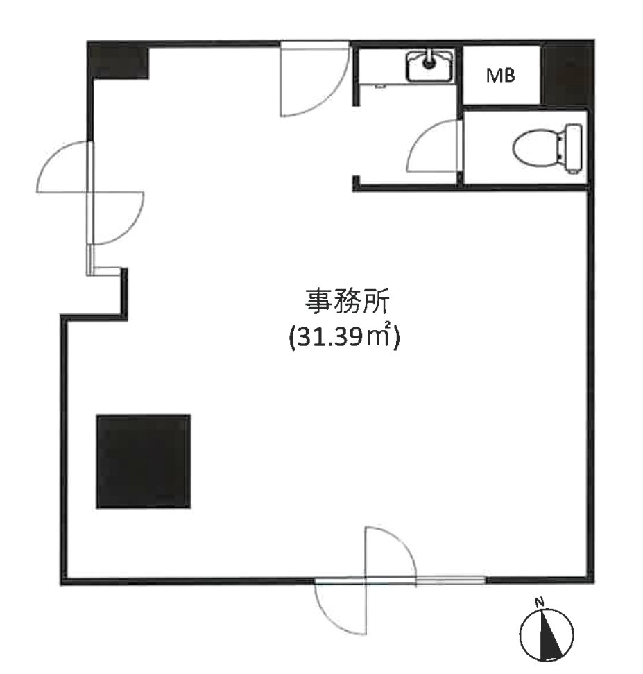 ドルミ本郷・東京ササキビルの間取り|間取り