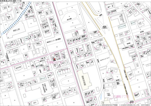 2/1860ご成約　戸建　高山市石浦町8丁目　480万　の地図