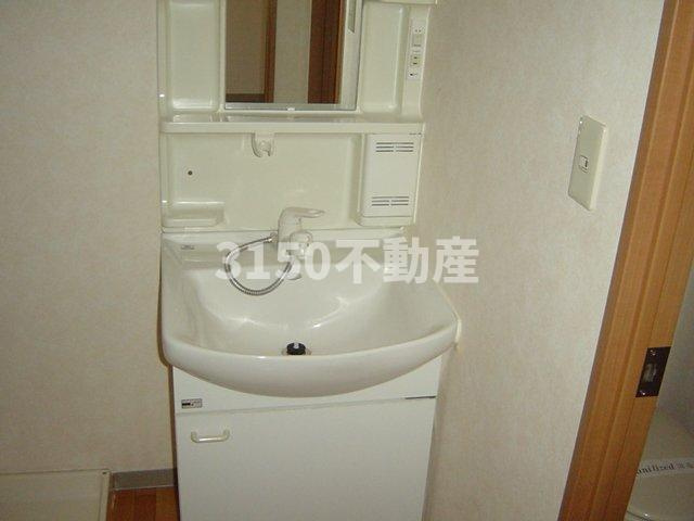 メモリアルコーポⅡの洗面所|洗髪洗面化粧台