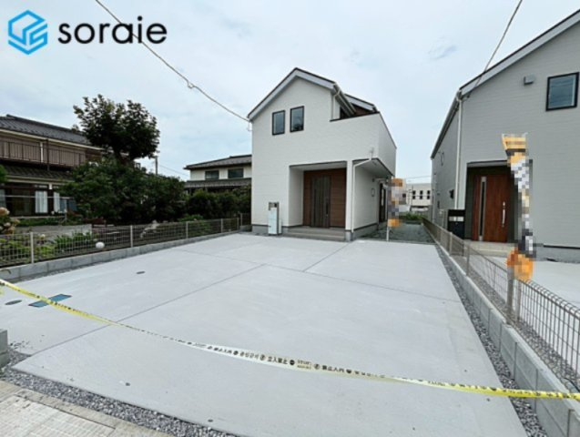 狭山市根岸2丁目　全3棟　新築戸建　リナージュの前面道路含む現地写真|2026/7/12撮影