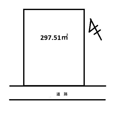 たつの市揖西町小畑　売地の区画図