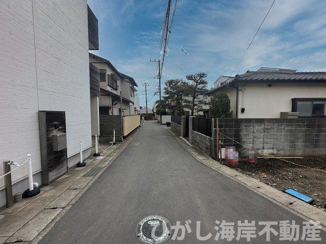 鎌倉市材木座２丁目　売地　２区画の前面道路含む現地写真|現地外観