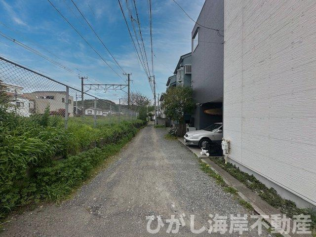 鎌倉市材木座２丁目　売地　２区画の前面道路含む現地写真|現地外観