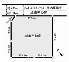 藤沢市鵠沼海岸5丁目　中古戸建の区画図|区画図