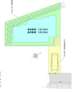 藤沢市鵠沼桜が岡１丁目　新築戸建の区画図|区画図