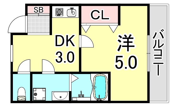 ときわ庄山ハイツの間取り