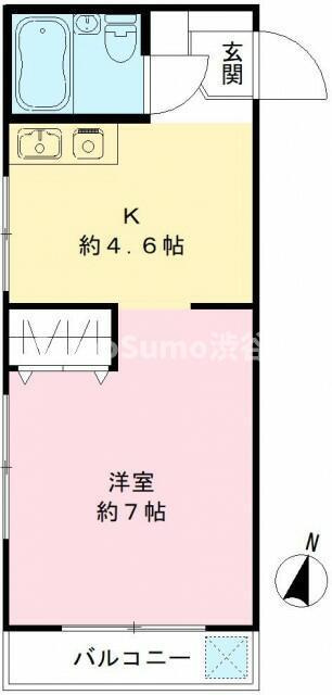 瑞鶯ハイツの間取り