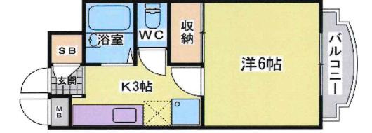 ウィンダム妙法寺壱番館の間取り