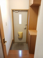 ゆったりとした玄関です