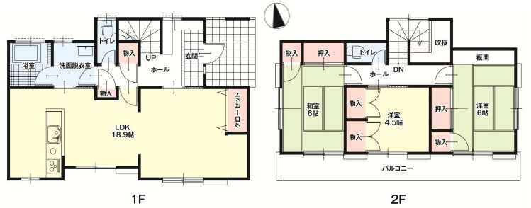 小山市間々田2期の間取り
