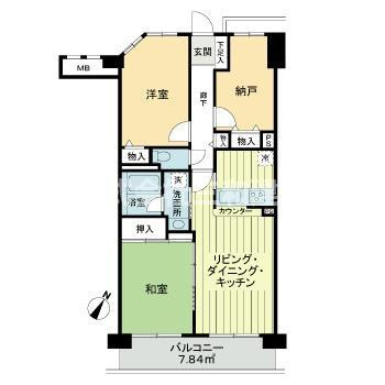 モアコート和光の間取り