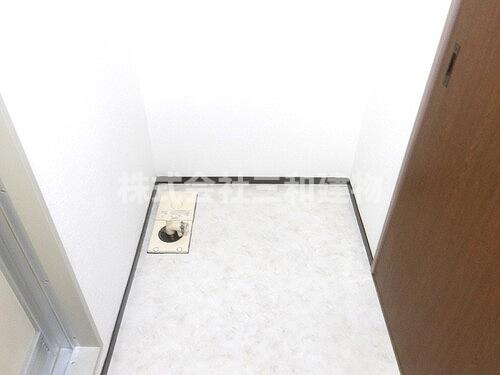 モアコート和光の設備|室内洗濯機置き場　※前回募集時2025年9月の写真