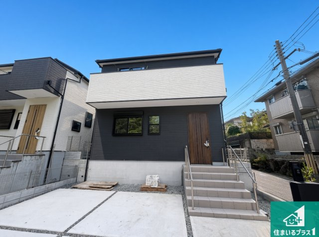 神戸市北区君影町　第7期　新築一戸建ての外観|お客様に長く安心して住んでいだだける事にこだわった家づくり！住んでからのアフターサービスにもしっかりと取り組んでいます！
