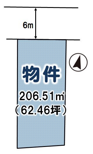 宇都宮市下戸祭1丁目の土地図