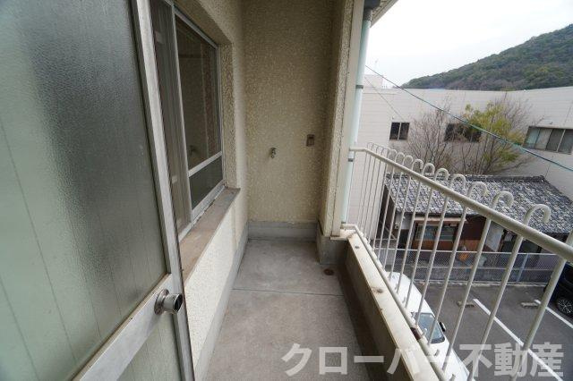 文京マンションのバルコニー