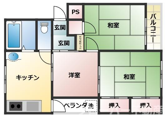 文京マンションの間取り