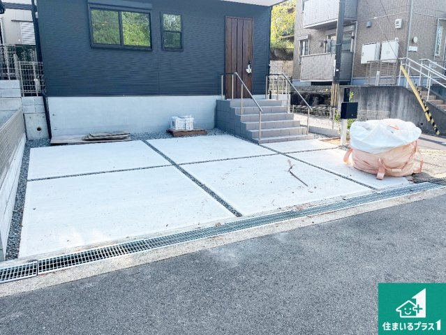 ■神戸市北区君影町　第7期　新築一戸建ての駐車場|駐車スペース！散水栓があるので、こまめに愛車を洗えます！
