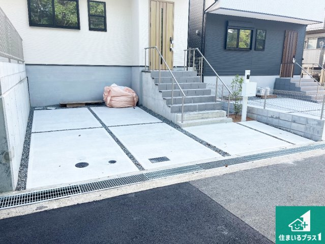 ■神戸市北区君影町　第7期　新築一戸建ての駐車場|駐車スペース！散水栓があるので、こまめに愛車を洗えます！