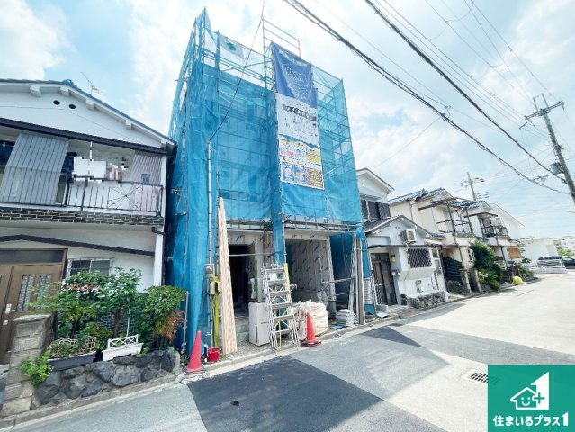 八尾市福万寺町　第4期　新築一戸建ての外観|現在建築中！落ち着いた街並みで新生活を始めることが出来そう！周辺の物件も併せてご紹介させて頂きます！