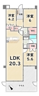 【間取り】 | イニシア桂大橋
