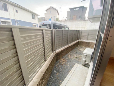 【庭】 | ヴィラ響　Ａ | 簡単な家庭菜園も楽しめるお庭です