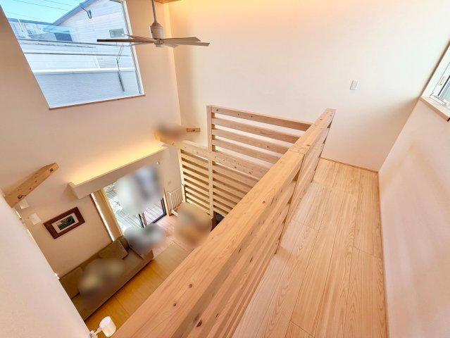 長久手市横道戸建の内装|吹き抜け②