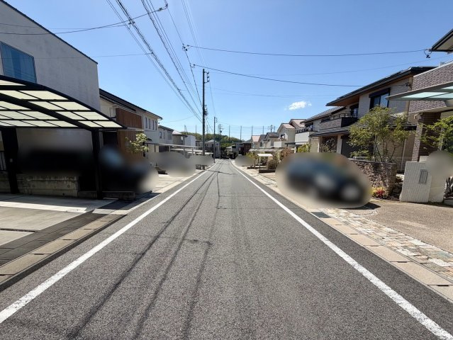 長久手市横道戸建の前面道路含む現地写真|前面道路②