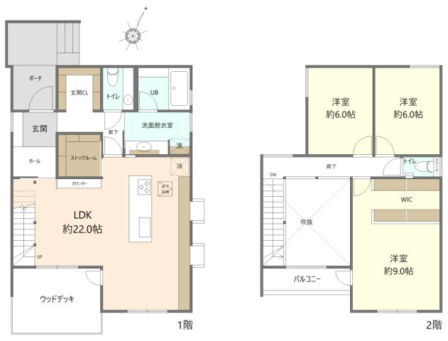 長久手市横道戸建の間取り|間取図