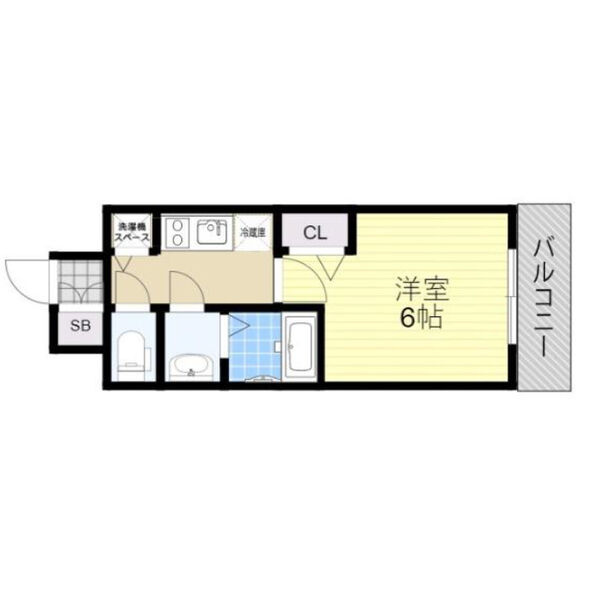 ララプレイス神戸西元町の間取り